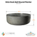 Slick Rock Bell Round Planter Size - Majestic Fountains