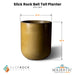 Slick Rock Bell Tall Planter Size - Majestic Fountains