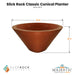 Slick Rock Classic Conical Planter Size - Majestic Fountains
