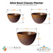 Slick Rock Classic Planter Size - Majestic Fountains