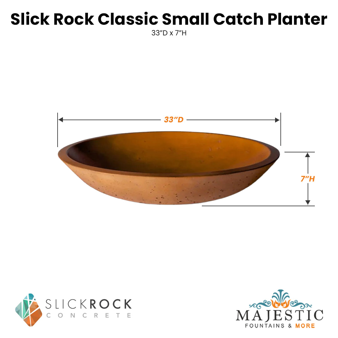 Slick Rock Classic Small Catch Planter Size - Majestic Fountains