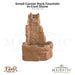 Small Corner Rock Fountain in Cast Stone - Fiore Stone 2041-FS - Majestic Fountains