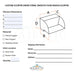 Smooth Flow Radius Scupper - Custom Scupper Form - Majestic Fountains and More