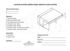 Smooth Flow Scupper - Custom Order Form - Majestic Fountains