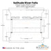 Solitude River 69"H x 78"W - Indoor Wall Fountain - Majestic Fountains