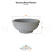 Sonoma Bowl Planter Size - Majestic Fountains