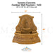 Sonoma Concrete Outdoor Wall Fountain - 1402 - Majestic Fountains