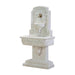 Sorrentine Concrete Outdoor Wall Fountain with Sorrento Spout - 1190 - Majestic Fountains and More
