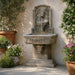 Sorrentine Lion Face Concrete Outdoor Wall Fountain - 1189 - Majestic Fountains
