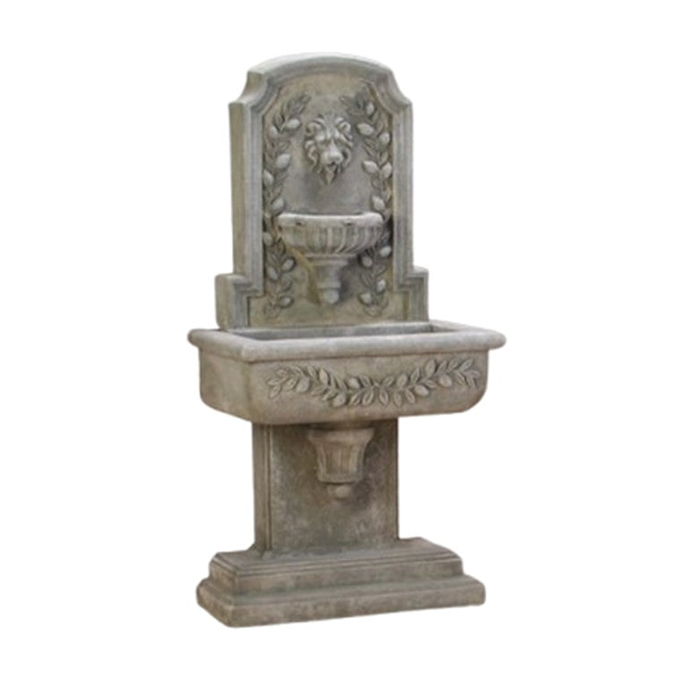 Sorrentine Lion Face Concrete Outdoor Wall Fountain - 1189 - Majestic Fountains and More