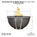 Sorrento Fire & Water Bowl PH-444-FWB in GFRC Size  - Majestic Fountains