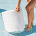 Splash Side Table with Rippled  Bottom - Majestic Fountains