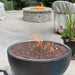 Spun Fire Bowl in Powder Coated Aluminum in Walnut Finish by HPC - Majestic Fountains and More