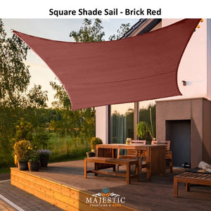 Square Shade Sail - Majestic Fountains.