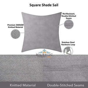 Square Shade Sail - Majestic Fountains