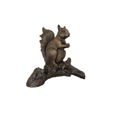Squirrel's Perch Bronze Table Top Sculpture -  Majestic Fountains