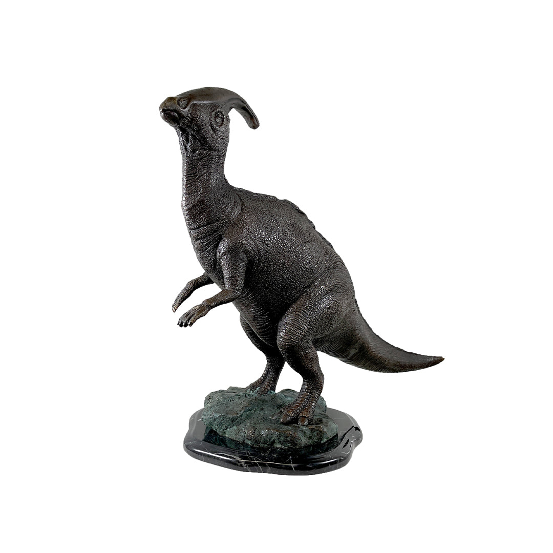 Standing Dinosaur Bronze Table Top Sculpture -  Majestic Fountains