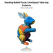 Standing Rabbit Puzzle ColorSplash Table-top Sculpture - Majestic Fountains & More