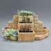 Stone Courtyard Cascade Large Fountain in Cast Stone - Fiore Stone 2121-FP - Majestic Fountains and More