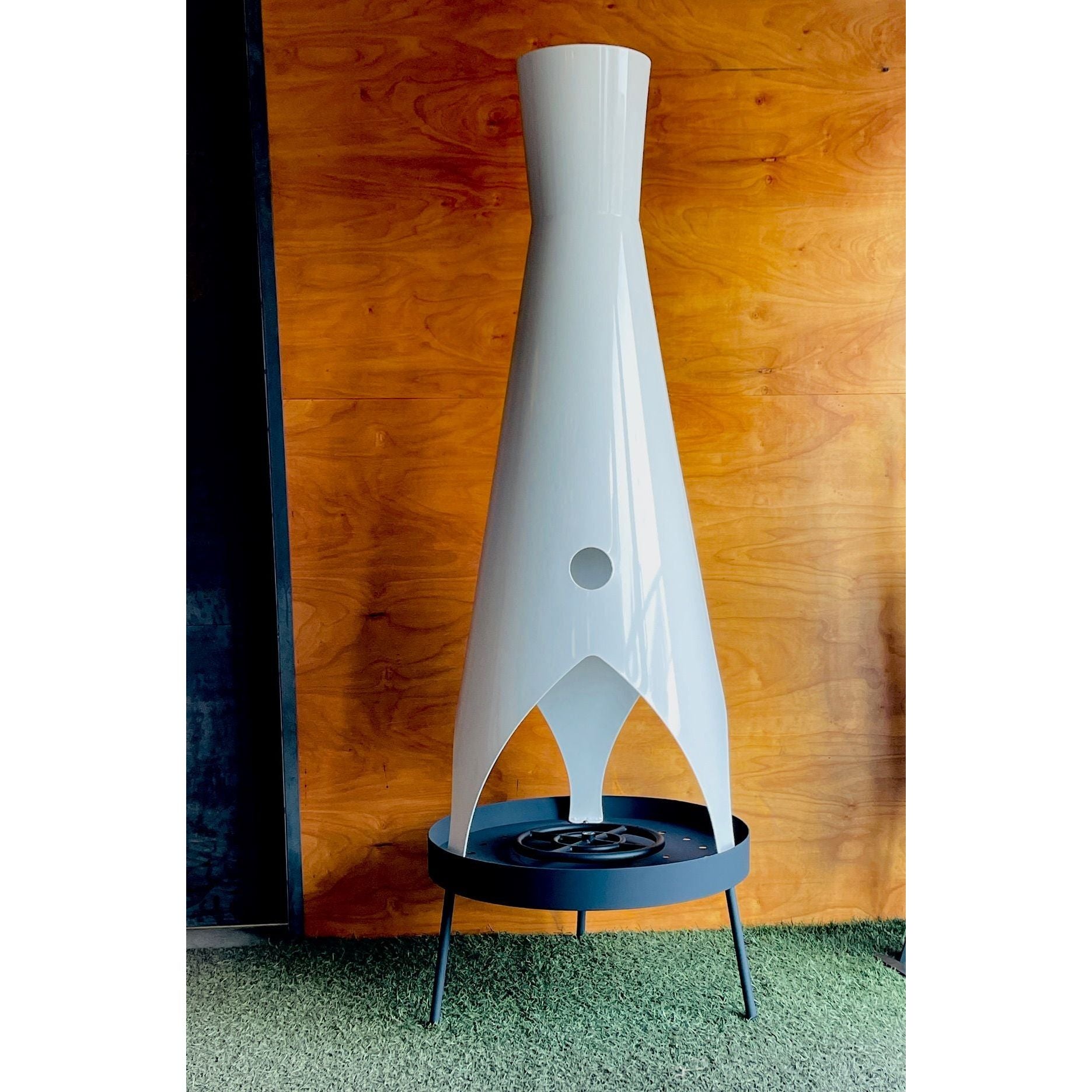 Stratofire 6Ft Fire Sculpture - Majestic Fountains and More