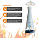 Stratofire 6Ft Fire Sculpture - Majestic Fountains and More
