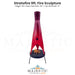 Stratofire 9ft. Tall Fire Sculpture  - Majestic Fountains