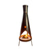 Stratofire 9ft. Tall Wood Burning Fire Sculpture  - Majestic Fountains
