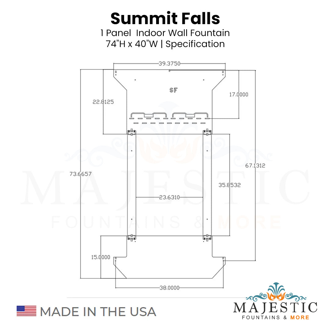 Summit Falls  - Majestic Fountains
