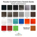 Swatch Guide Weathered Aluminum - Majestic Fountains
