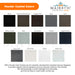 TOP Powder Coat Swatches - Majestic Fountains and More