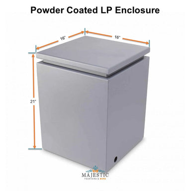 TOP Corten Steel LP Enclosure - Majestic Fountains and More
