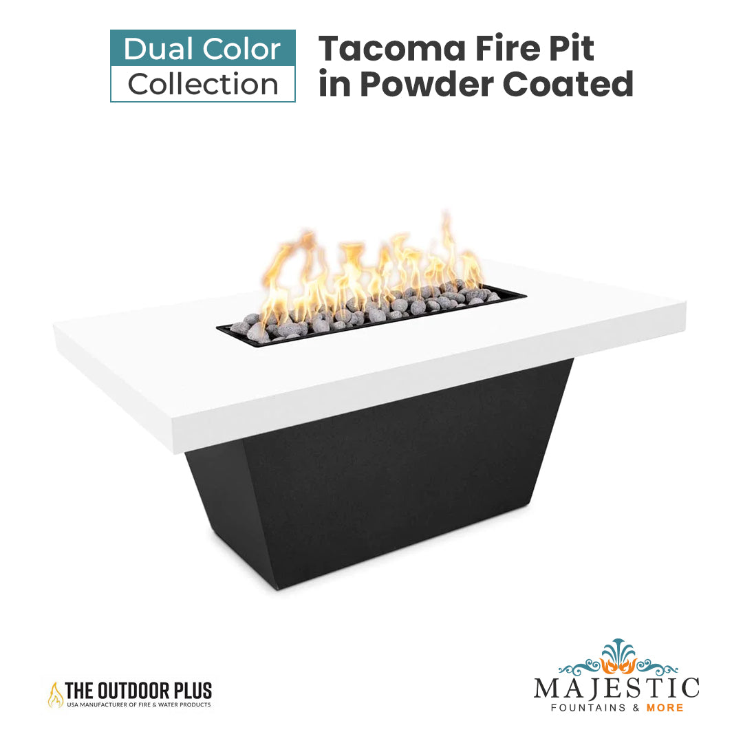Tacoma Fire Pit in Dual Colored Powder Coated Metal