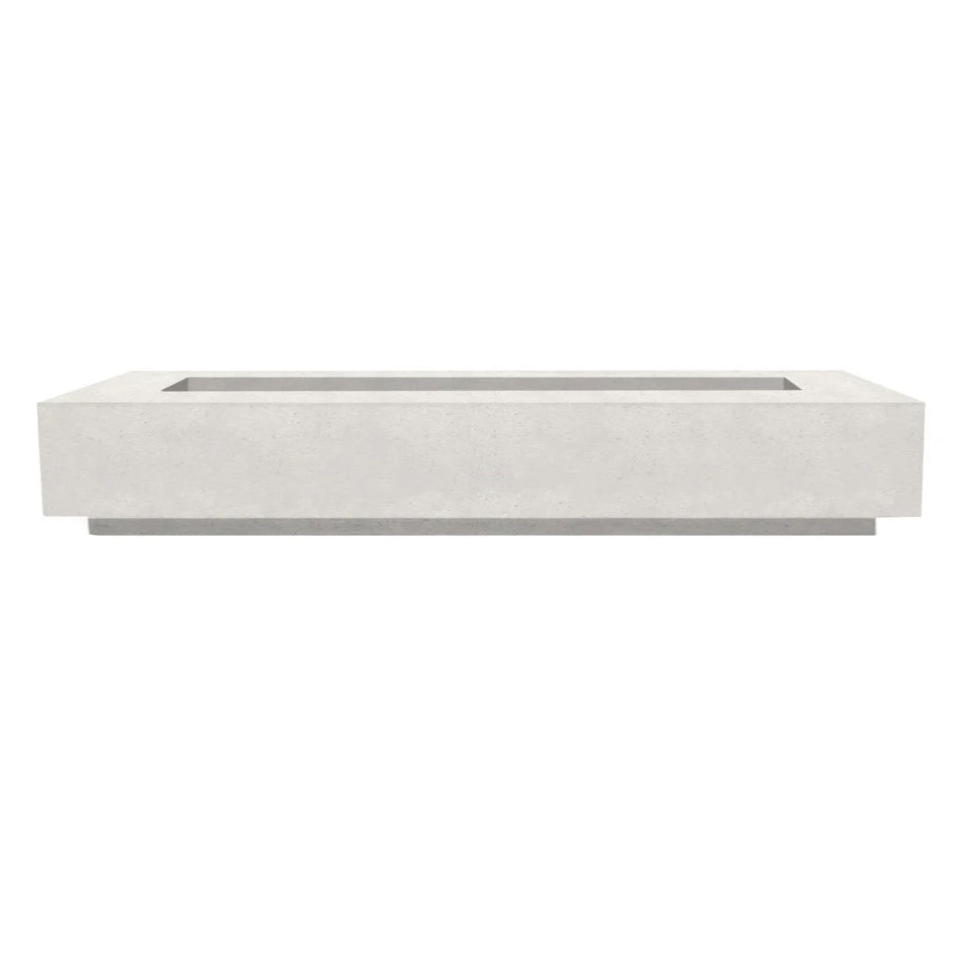 Tavola 110 Fire Table in GFRC Concrete by Prism Hardscapes - Majestic Fountains