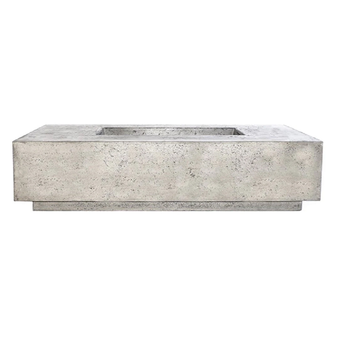 Tavola 66 Fire Table in GFRC Concrete by Prism Hardscapes - Majestic Fountains