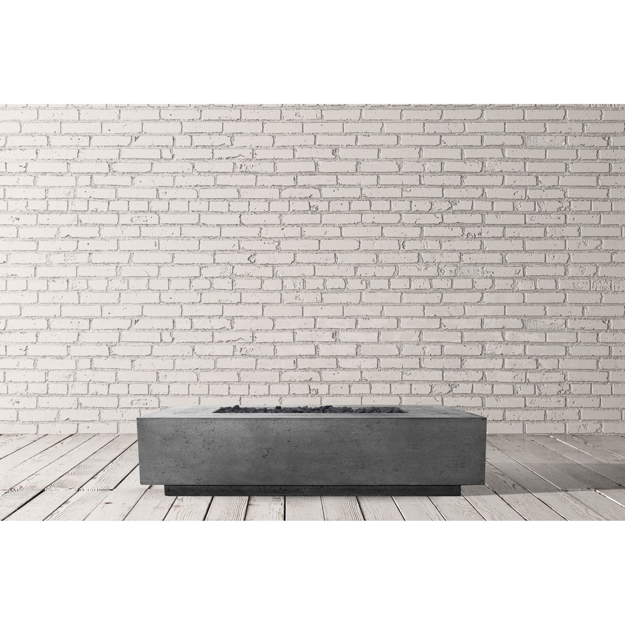 Tavola 66 Fire Table in GFRC Concrete by Prism Hardscapes - Majestic Fountains