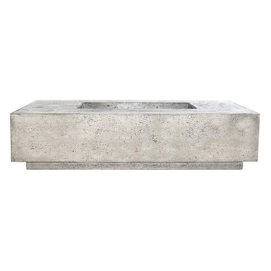 Tavola 8 Fire Table in GFRC Concrete by Prism Hardscapes - Majestic Fountains