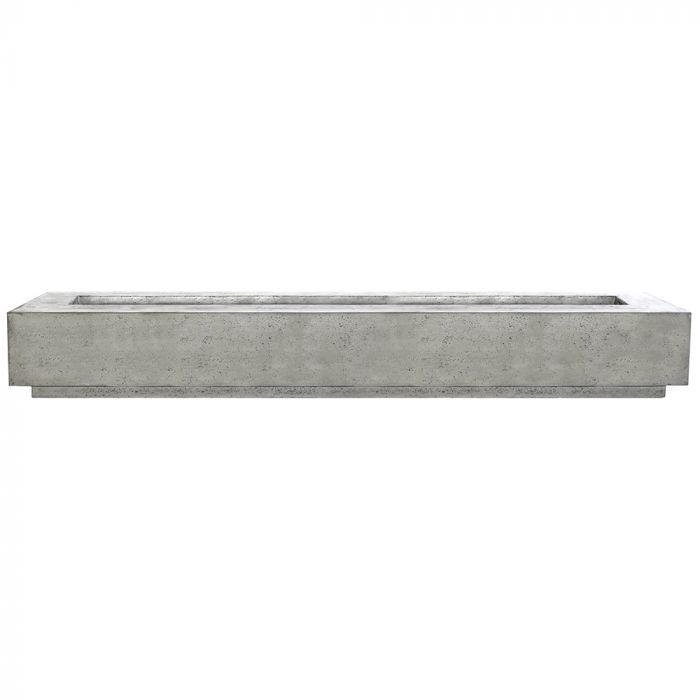 Tavola 110 Fire Table PH-439 in GFRC Concrete by Prism Hardscapes + Free Cover