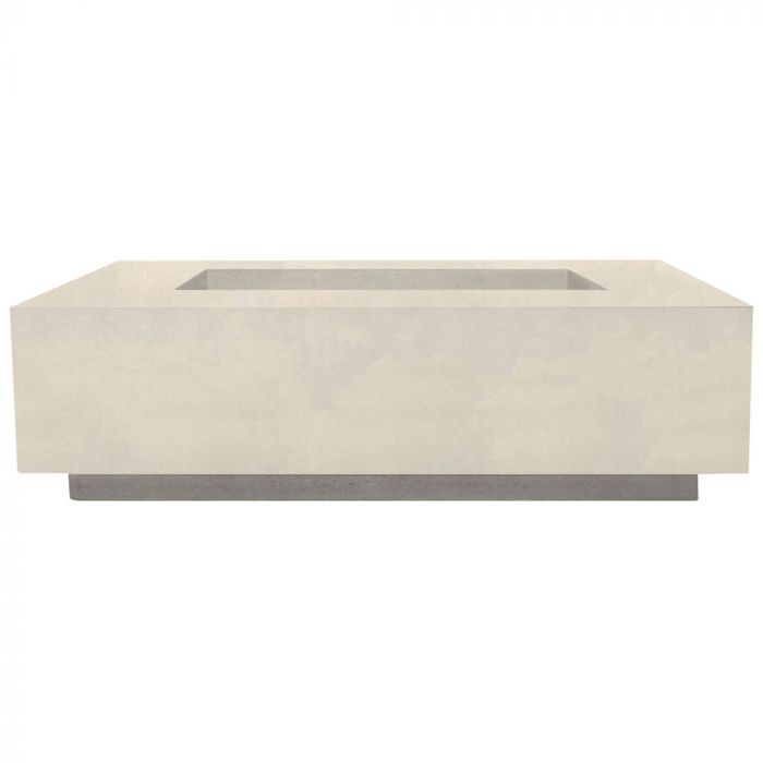 Tavola 1 Fire Table in GFRC Concrete by Prism Hardscapes shown in Coastal - Majestic Fountains and More