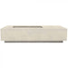 Tavola 5 Fire Table in GFRC Concrete by Prism Hardscapes shown in coastal - Majestic Fountains and More