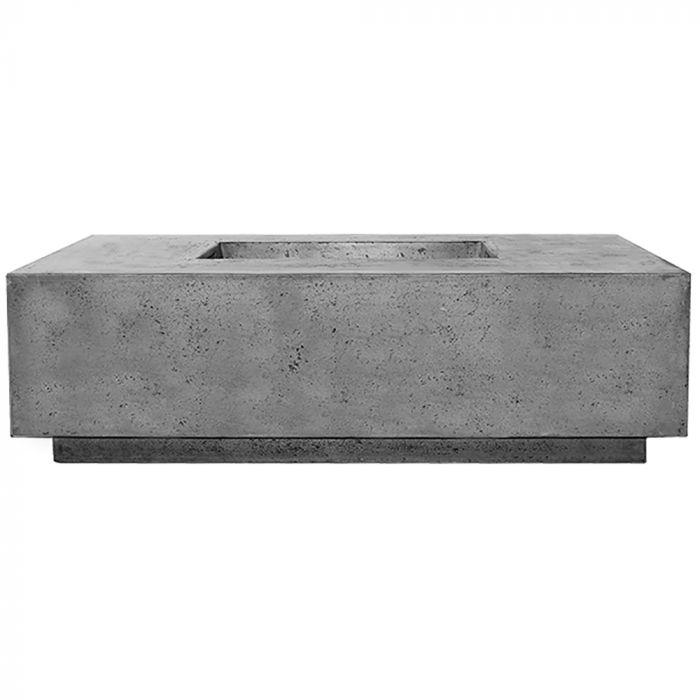 Tavola 7 Fire Table in GFRC Concrete by Prism Hardscapes - Majestic Fountains and More