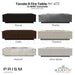 Tavola 8 Fire Table PH-473 in GFRC Concrete by Prism Hardscapes - Majestic Fountains