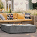 Tavola 8 Fire Table in GFRC Concrete by Prism Hardscapes - Majestic Fountains and More