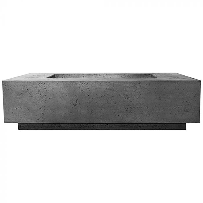 Tavola 8 Fire Table in GFRC Concrete by Prism Hardscapes - Majestic Fountains and More