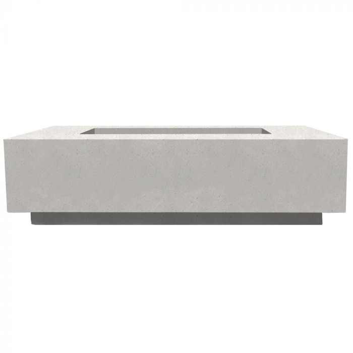 Tavola 8 Fire Table PH-473 in GFRC Concrete by Prism Hardscapes + Free Cover