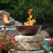 Tempe Fire Bowl in Hammered Copper by HPC - Majestic Fountains and More