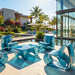 Tenjam Baja Club Chair - Set of 2 - In-Pool & Patio Furniture - Majestic Fountains