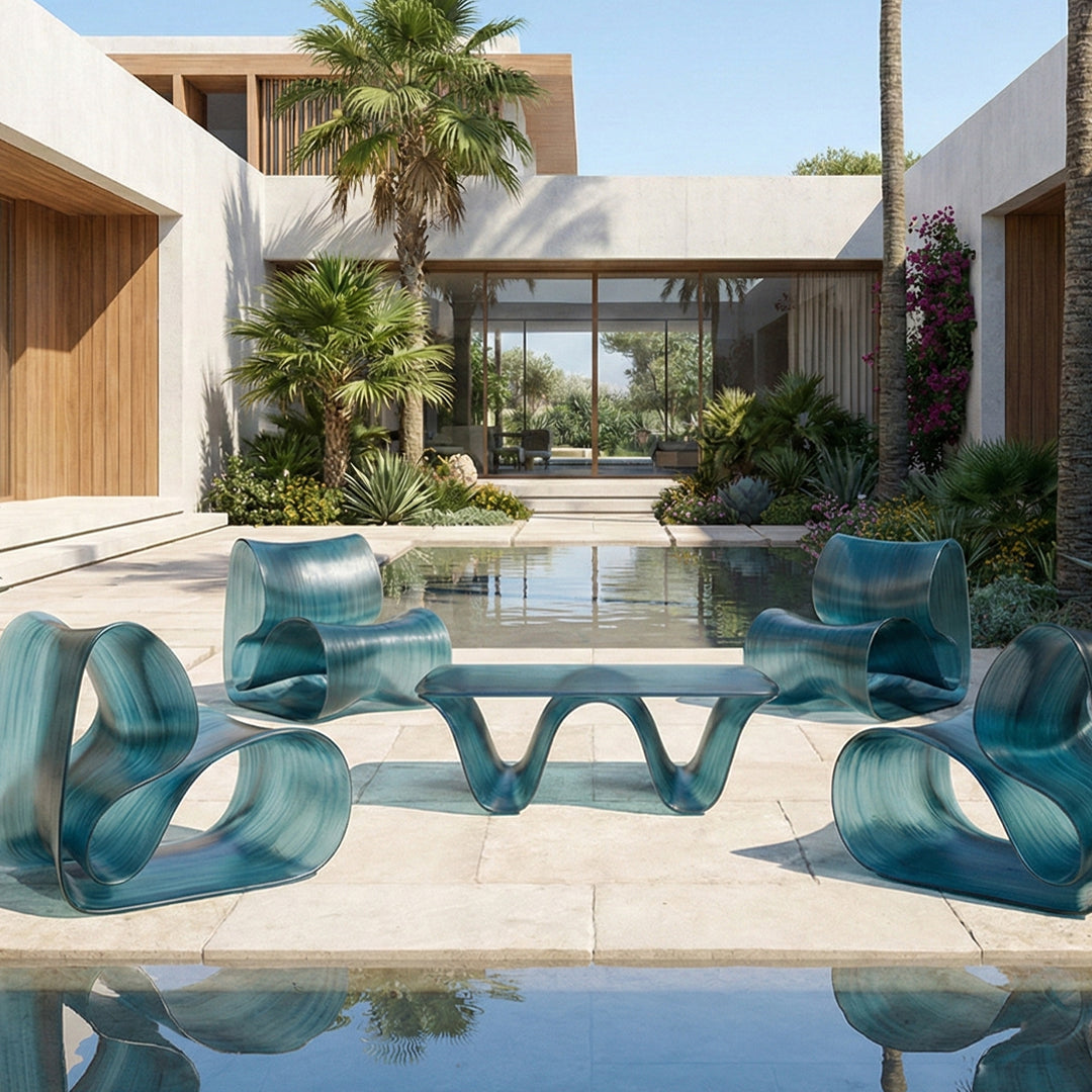 Tenjam Baja Coffee Table - In-Pool & Patio Furniture - Majestic Fountains