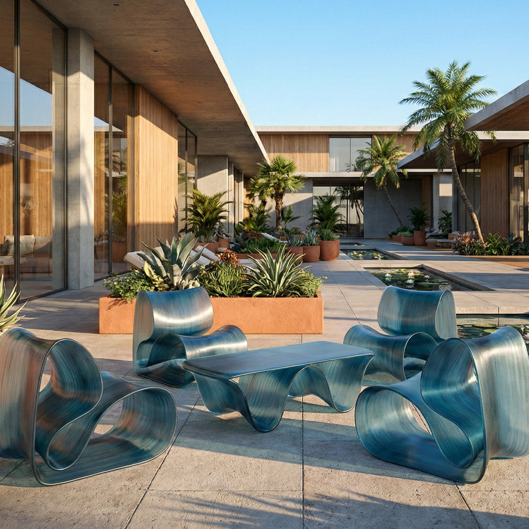 Tenjam Baja Coffee Table - In-Pool & Patio Furniture - Majestic Fountains