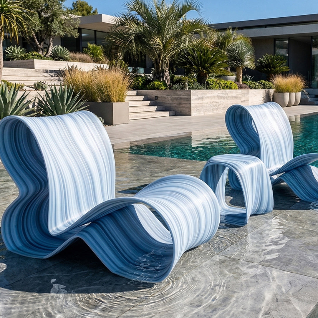 Tenjam Baja Studio Chair - Set of 2 - In-Pool & Patio Furniture - Majestic Fountains