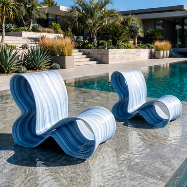 Tenjam Baja Studio Chair - Set of 2 - In-Pool & Patio Furniture - Majestic Fountains